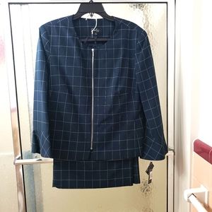 NWT EMILY 2Piece Skirt Suite Sz14; Multicolor $80